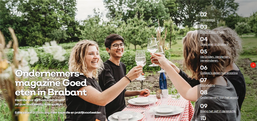 Bericht Ondernemersmagazine Goed eten in Brabant bekijken